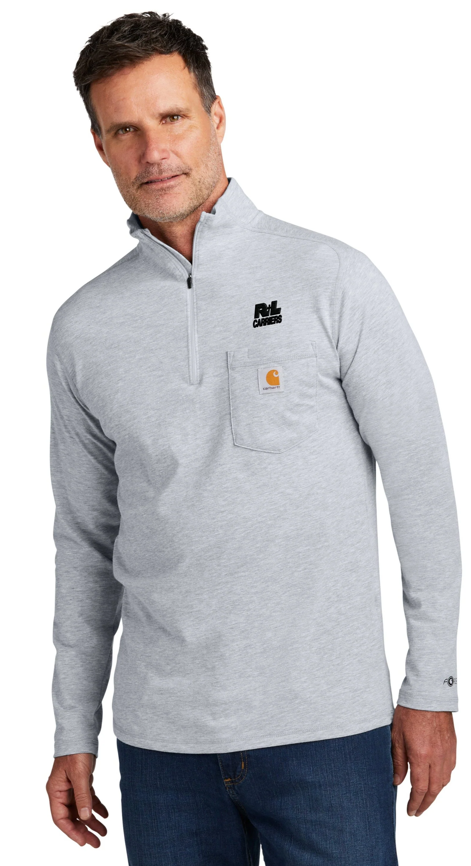 Carhartt Force® 1/4-Zip Long Sleeve T-Shirt - Image 2