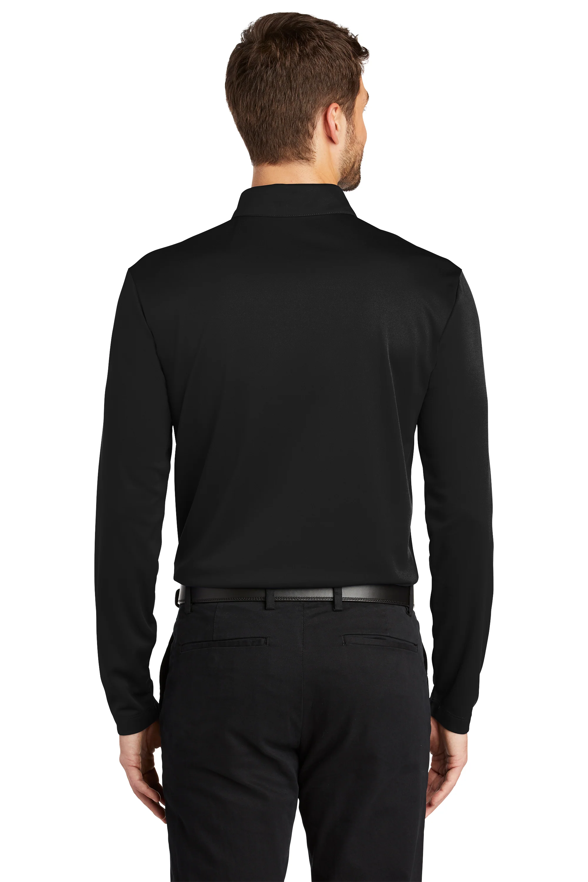 Port Authority® Silk Touch™ Performance Long Sleeve Polo - Image 6