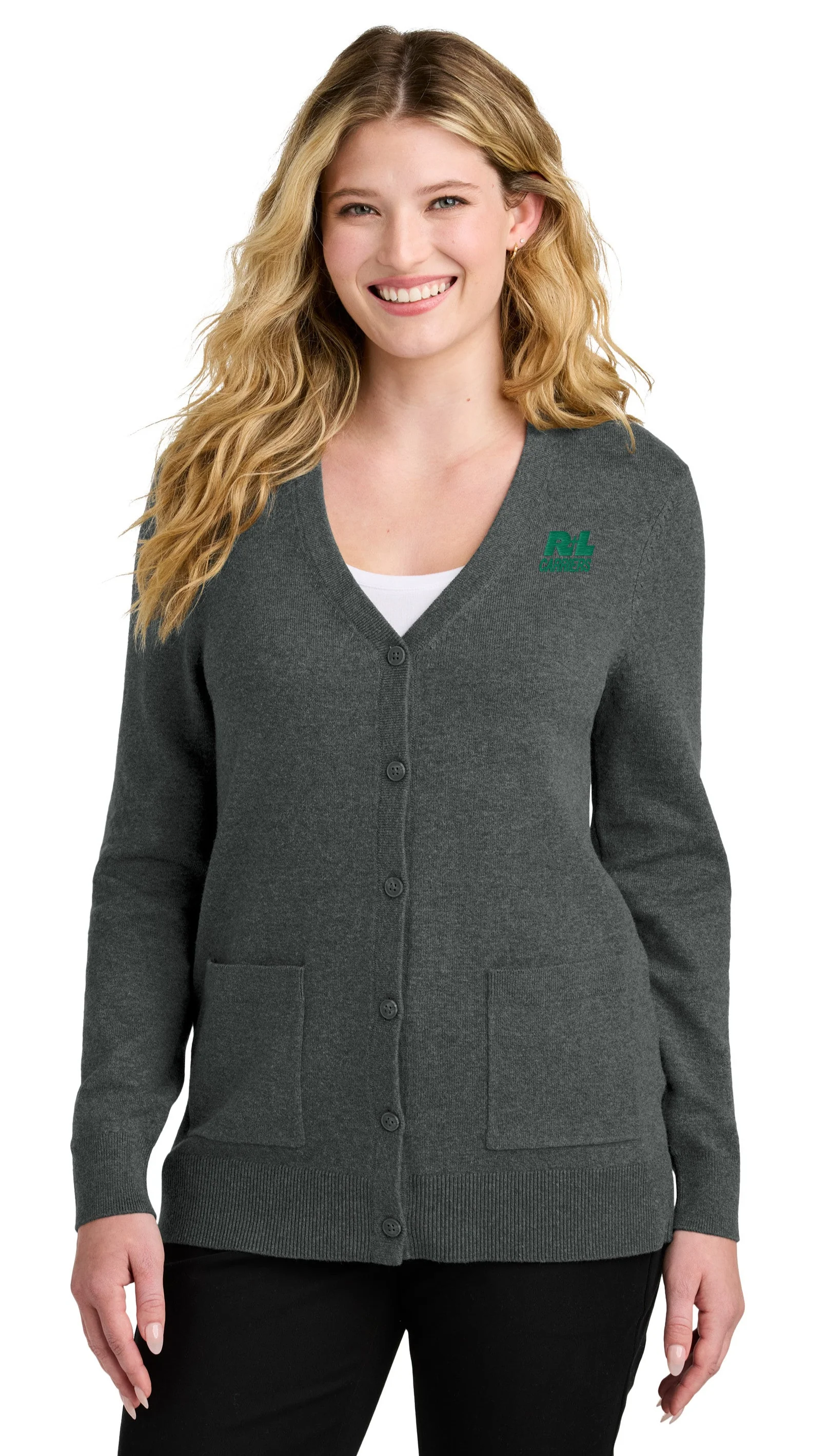 Port Authority® Women’s Easy-Care Button-Up Cardigan Sweater