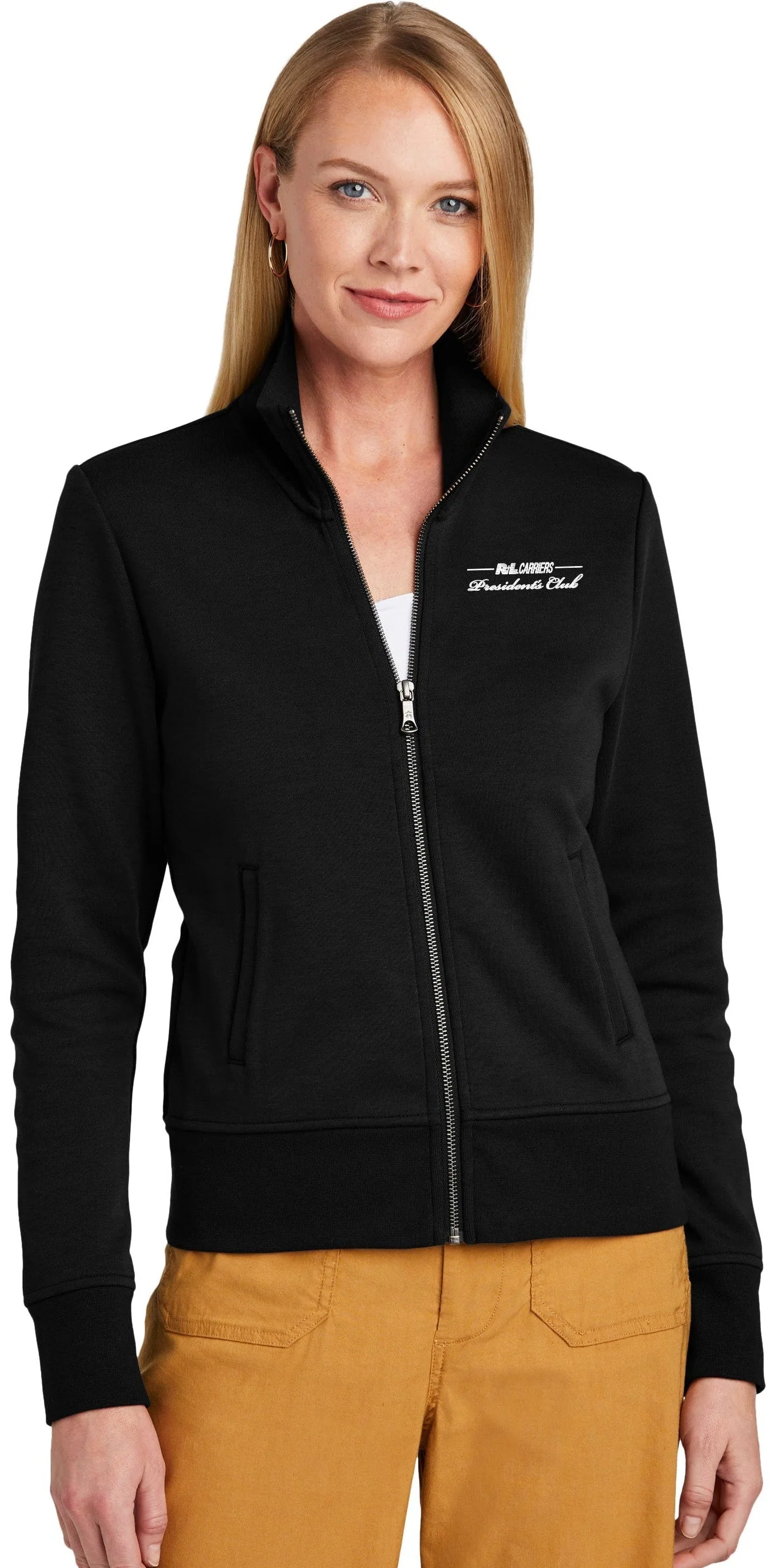 President's Club - Women's Brooks Brothers® Double-Knit Full-Zip Sweatshirt