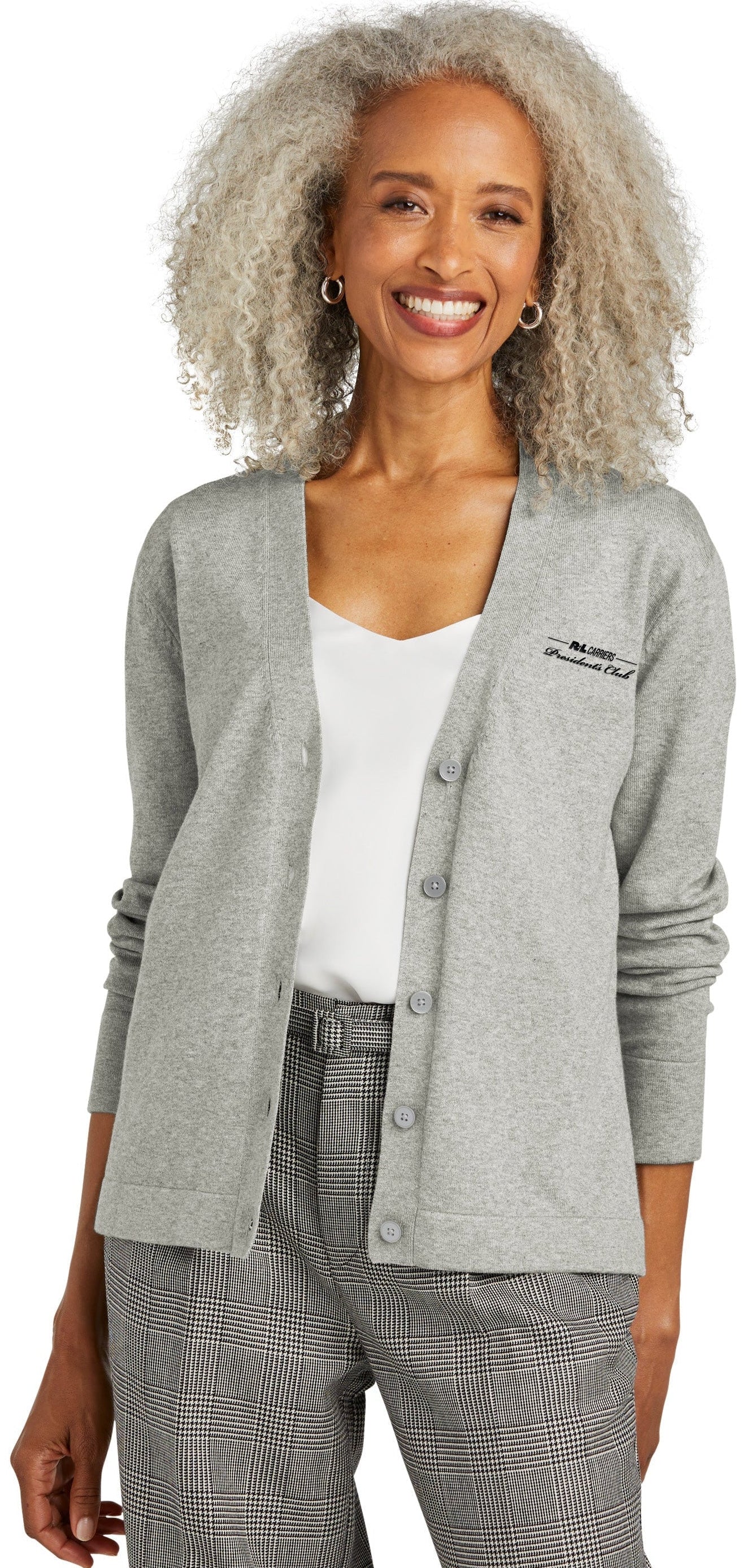 President's Club - Women's Brooks Brothers® Cotton Stretch Cardigan Sweater