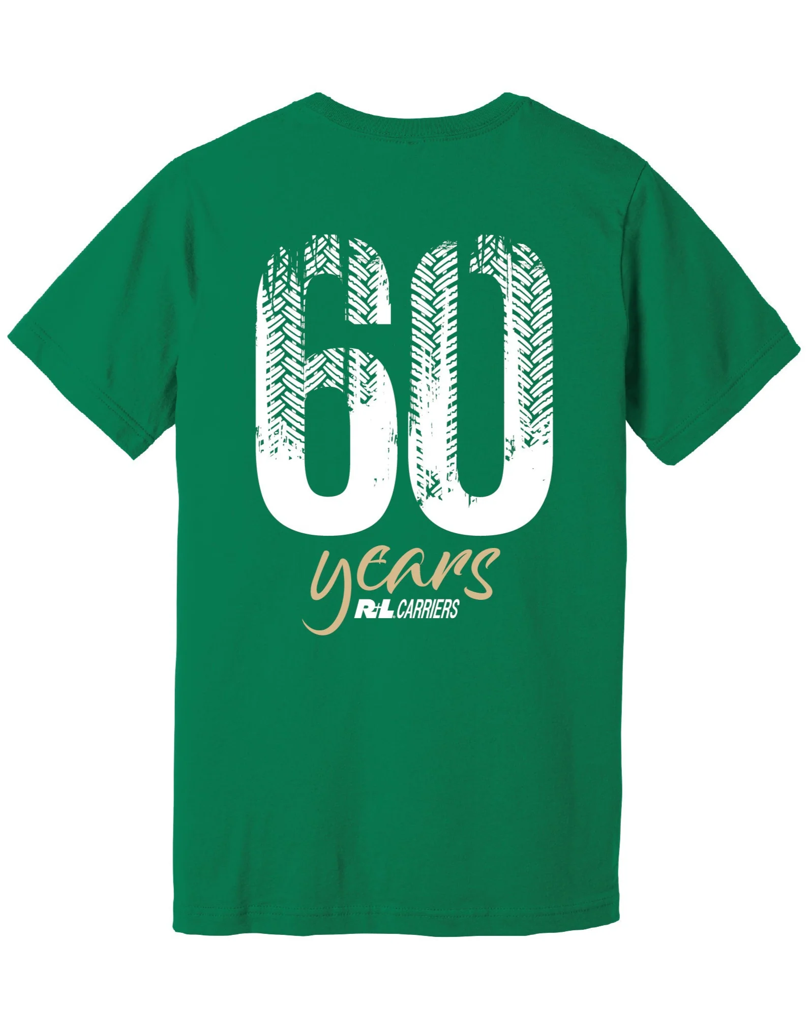 R+L 60th Anniversary T-Shirt "Six Decades We’ve Tread"