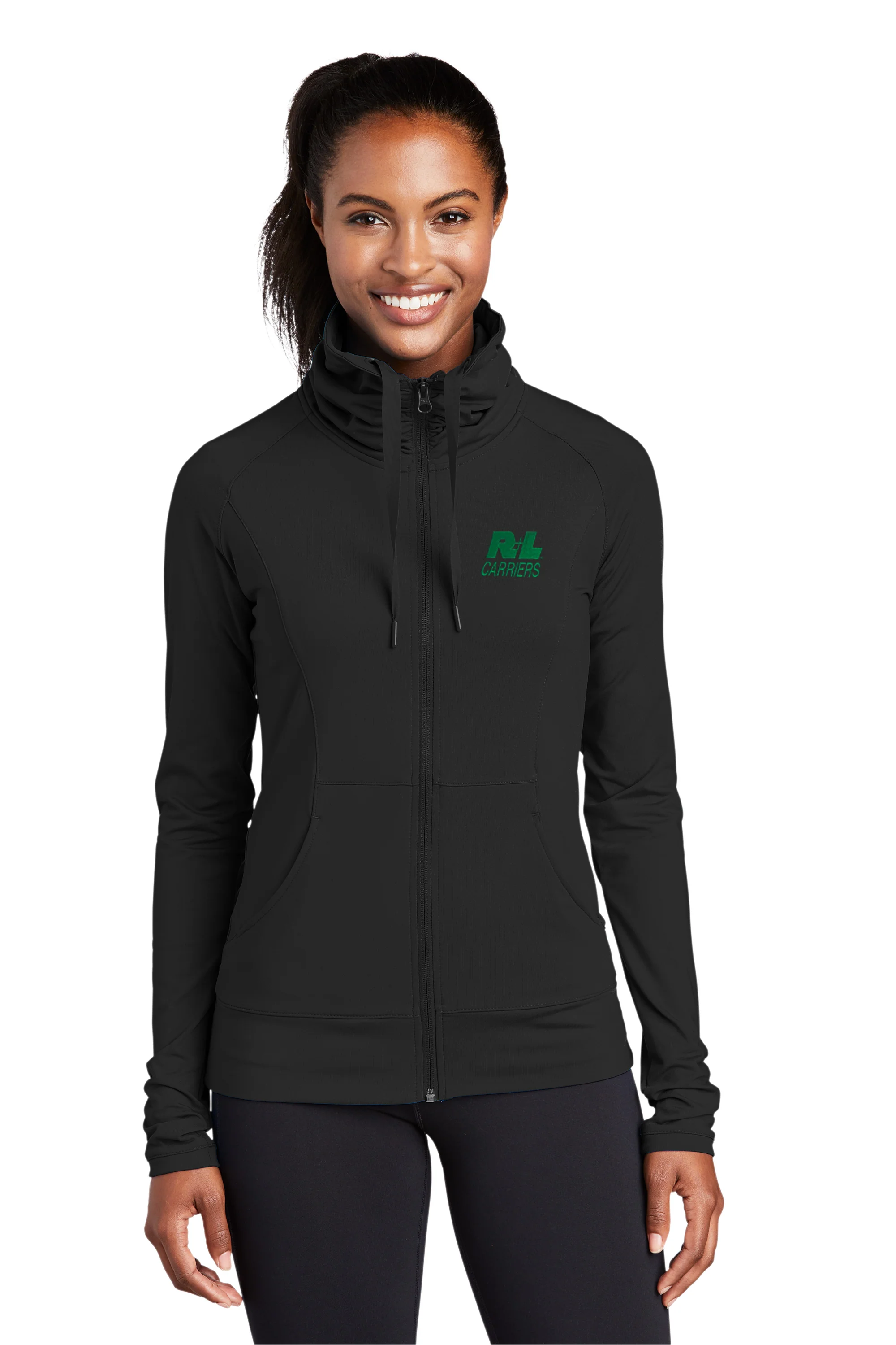 Women's – Sport-Tek® Sport-Wick® Stretch Full-Zip Jacket - Image 3